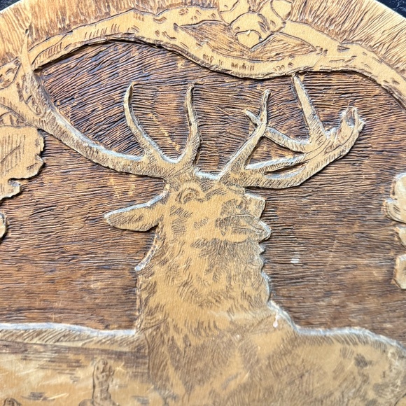 FLEMISH ART CO. Wooden Elk Plaque #854 - Picture 2 of 13